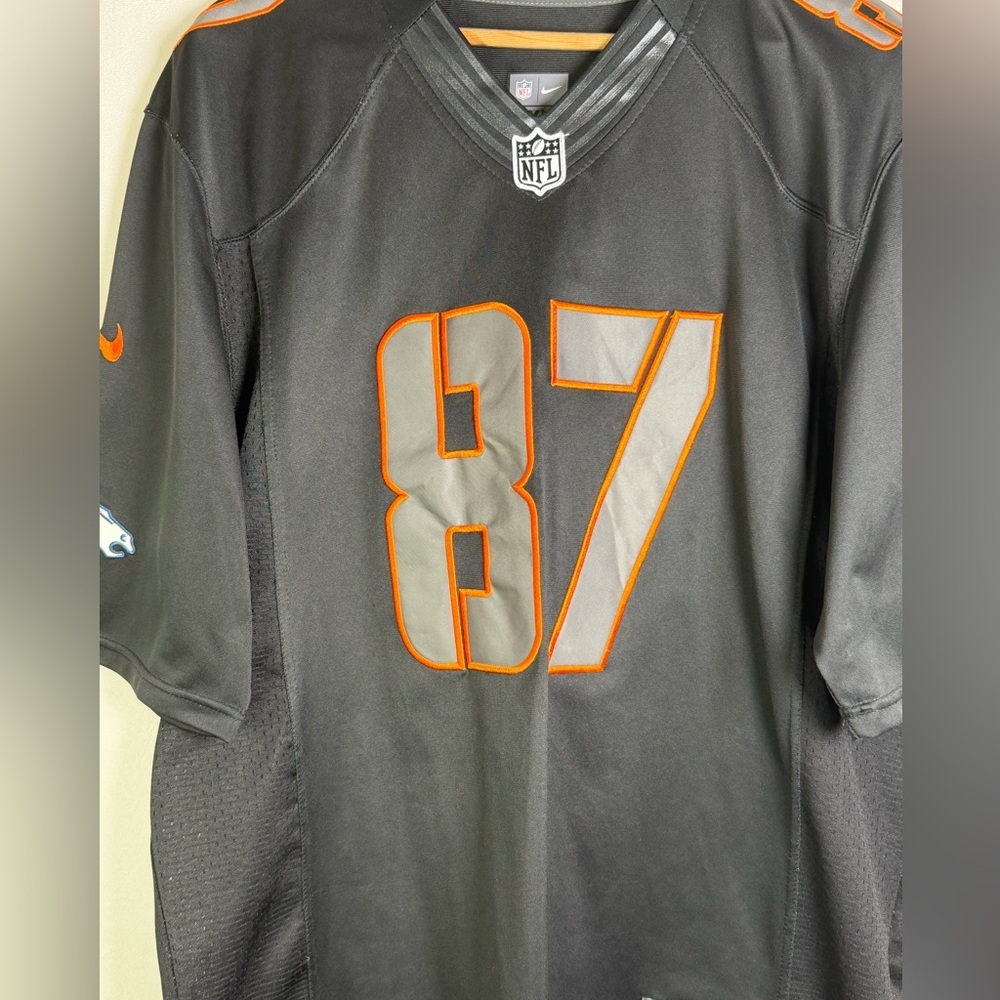 Nike Men’s XL Denver Broncos Eric Decker #87 On Field Black Alternate Jersey NFL - Picture 2 of 7